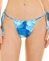Frankies Bikinis Tia Bikini Bottom In Blue