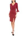 PINK RUBY MODERN LOVE BELL SLEEVE MIDI DRESS