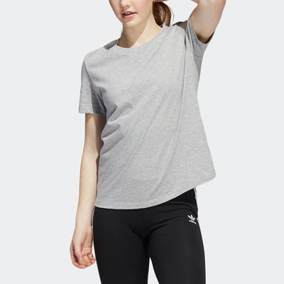 Adidas Originals Women's Adidas Blank Tee In Grey