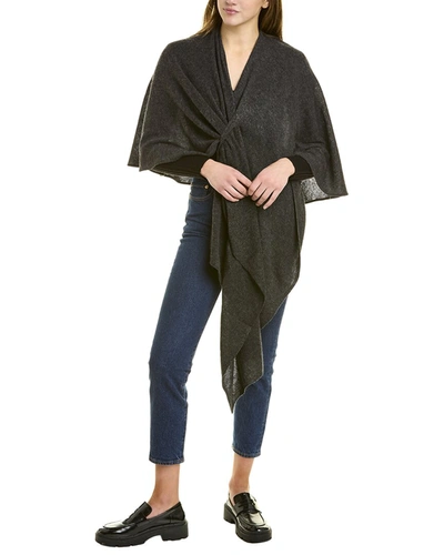 In2 By Incashmere Cashmere Wrap Shawl In Grey