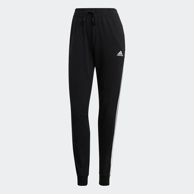 Adidas Originals Women's Adidas Essentials Fleece 3-stripes Pants In Black