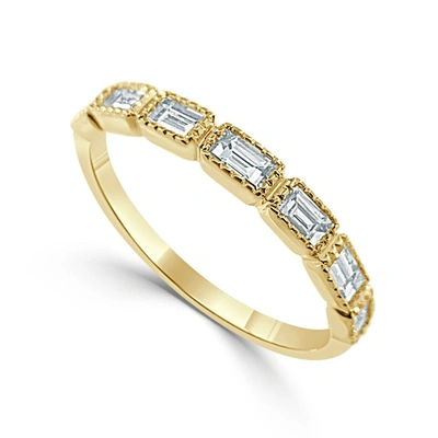 Sabrina Designs 14k 0.45 Ct. Tw. Diamond Baguette Ring In Yellow