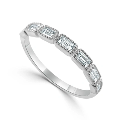 Sabrina Designs 14k 0.45 Ct. Tw. Diamond Baguette Ring In White