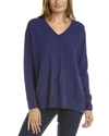 Hannah Rose Remi Oversized Cashmere-blend Sweater In Blue
