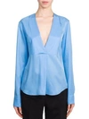 JIL SANDER Via Silk Blouse,0400089705285