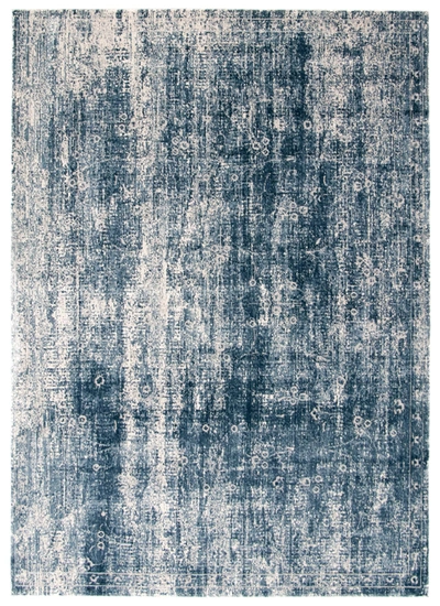 Ecarpet Isla Transitional Abstract Rug In Blue