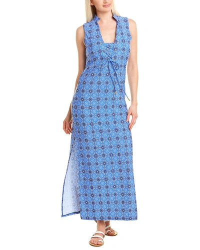 Helen Jon Chelsea Maxi Dress In Blue