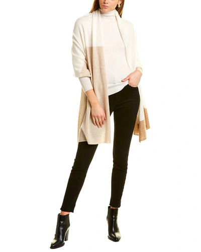 Amicale Cashmere Wrap In Beige