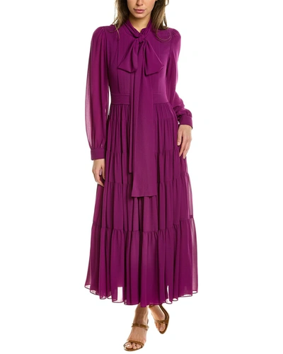 Burryco Pleated Midi Dress In Nocolor