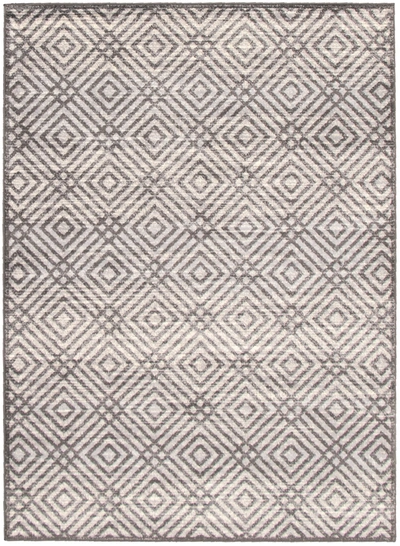 Ecarpet Ember Contemporary Geometric Rug In Gray