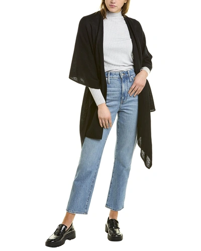 In2 By Incashmere Cashmere Wrap Shawl In Black