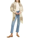 IN2 BY INCASHMERE CHECK CASHMERE WRAP