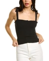 Nation Ltd April Smocked Tank In Black