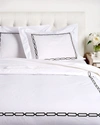 DEA ITALIAN LINENS Dea Italian Linens Prato Embroidered Duvet Set