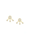 PAMELA LOVE THREE GRAVITATION MOONSTONE AND WHITE TOPAZ EARRINGS,FW14E34MWTP11953213