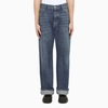 ALEXANDER MCQUEEN LOOSE BLUE COTTON JEANS,731625QUY44/M_ALEXQ-4001_202-48