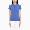 Polo Ralph Lauren Polo Julie 5 Bott. Slim-fit Polo In Blue