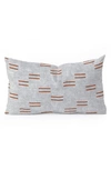 Deny Designs Little Arrow Design Co. Bubble Oblong Pillow In Multi