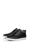 Christian Louboutin F.a.v Fique A Vontade Low Top Sneaker In Black