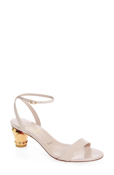 Christian Louboutin Lipsita Queen Sandal In Milk