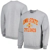 CHAMPION CHAMPION HEATHER GRAY IOWA STATE CYCLONES HIGH MOTOR PULLOVER SWEATSHIRT