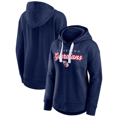 Fanatics Branded Heathered Navy Cleveland Guardians Set To Fly Pullover Hoodie