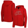 Outerstuff Youth Red St. Louis Cardinals Wordmark Full-zip Fleece Hoodie In Red
