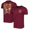 IMAGE ONE MAROON LOYOLA CHICAGO RAMBLERS THROUGH THE YEARS T-SHIRT