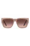 MARC JACOBS 57MM GRADIENT SQUARE SUNGLASSES