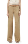 Rag & Bone Sofie Wide-leg Chino Pants In Khaki