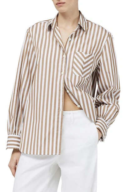 RAG & BONE MAXINE STRIPE COTTON BUTTON-UP SHIRT