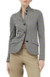 Rag & Bone Slade Italian Tweed Blazer In Bluplaid