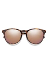 SMITH WANDER 55MM CHROMAPOP™ POLARIZED ROUND SUNGLASSES