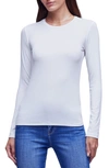 L AGENCE CREWNECK LONG SLEEVE T-SHIRT