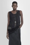 Ann Demeulemeester Seva Embroidered Tank Top In Black