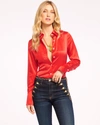 RAMY BROOK VICTORIA BUTTON DOWN BLOUSE