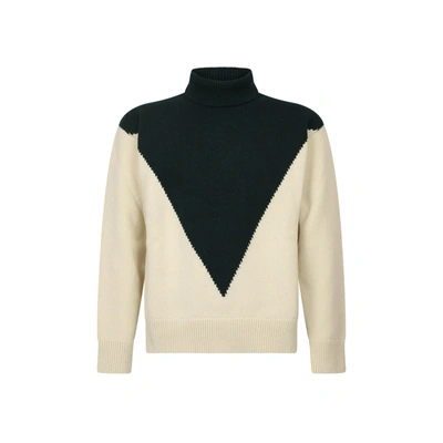 Jill Sander Wool And Cashmere Pullover In White