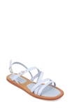 Journee Collection Ennid Tru Comfort Strappy Flat Sandal In Lavender