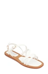 Journee Collection Ennid Tru Comfort Strappy Flat Sandal In White