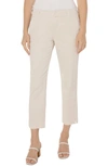 LIVERPOOL LOS ANGELES KELSEY SLIT HEM CROP TWILL TROUSERS