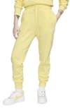 Nike Women's  Sportswear Phoenix Fleece High-waisted Jogger Pants In Yellow