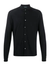 Zanone Regular-fit Cotton Shirt In Black