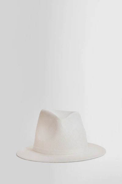 Ann Demeulemeester Unisex White Hats