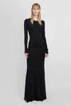 Ann Demeulemeester Woman Black Dresses In Black