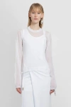 Ann Demeulemeester Woman White T-shirts & Tank Tops In White