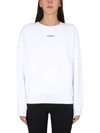 Off-white Tie-dye Arrow Relaxed Sweatshirt In White
