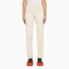 Sunnei Regular Cream Jeans In Beige