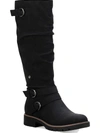 SUN + STONE Brinley Womens Faux Leather Tall Knee-High Boots
