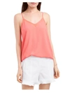 1.STATE MARI WOMENS CHIFFON TRIM V NECK CAMISOLE TOP