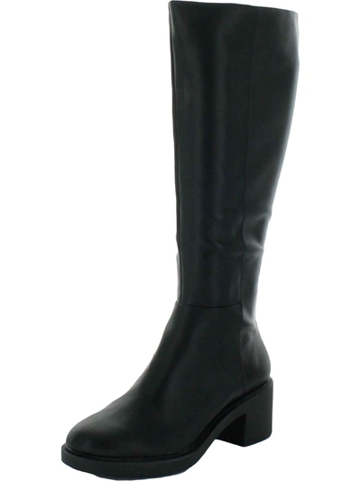 Inc Chrissie Womens Dressy Pull On Knee-high Boots In Black